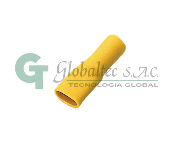 Terminal hembra totalmente aislado amarillo AFH/A-6 - SOFAMEL