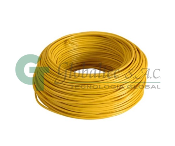 Cable N2XOH (libre de halógenos) 10mm2 color amarillo 0.6/1KV - INDECO