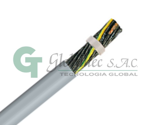 Cable Control Apantallado 5G0.5mm2 (5X20AWG) OPVC-JZ CY - TKD