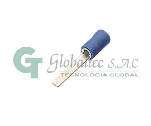 Terminal punta plana azul 16-14AWG 2.5mm2 2.2mmAPPL-2,5 - SOFAMEL
