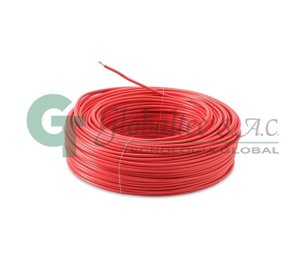Cable TW 12AWG rojo 0.45/0.75KV - INDECO