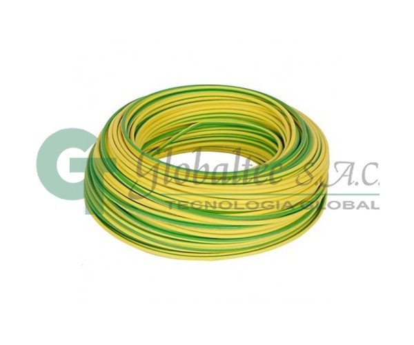 Cable NHX-90 (libre halógeno) 4mm2 amarillo/verde 0.45/0.75kV - [NHX-90 4MM2] - INDECO