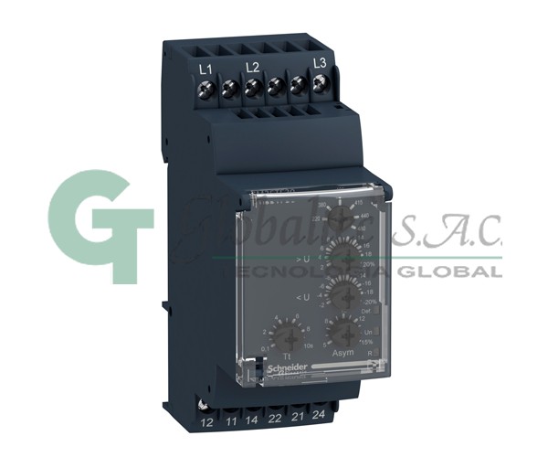 Rele Medida/Control fase y tension 220-480V RM35TF30 - SCHNEIDER - Equipos de Automatización