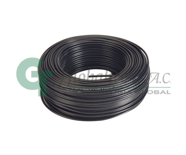 Cable THW-90 2AWG negro 450/750V- 214-AW-02- - INDECO