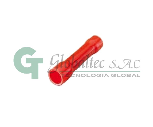 Conector tubular manguito rojo 22-18AWG (1.5mm2) AML-1,5 - SOFAMEL