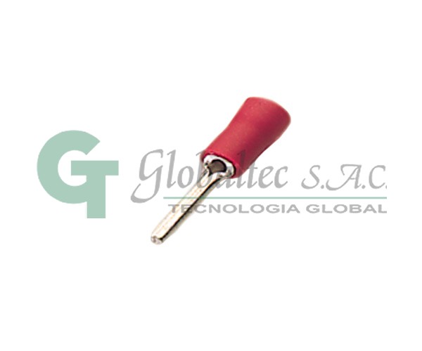 Terminal punta redonda rojo 22-18AWG1.5mm212mmAPL-1,5 - SOFAMEL