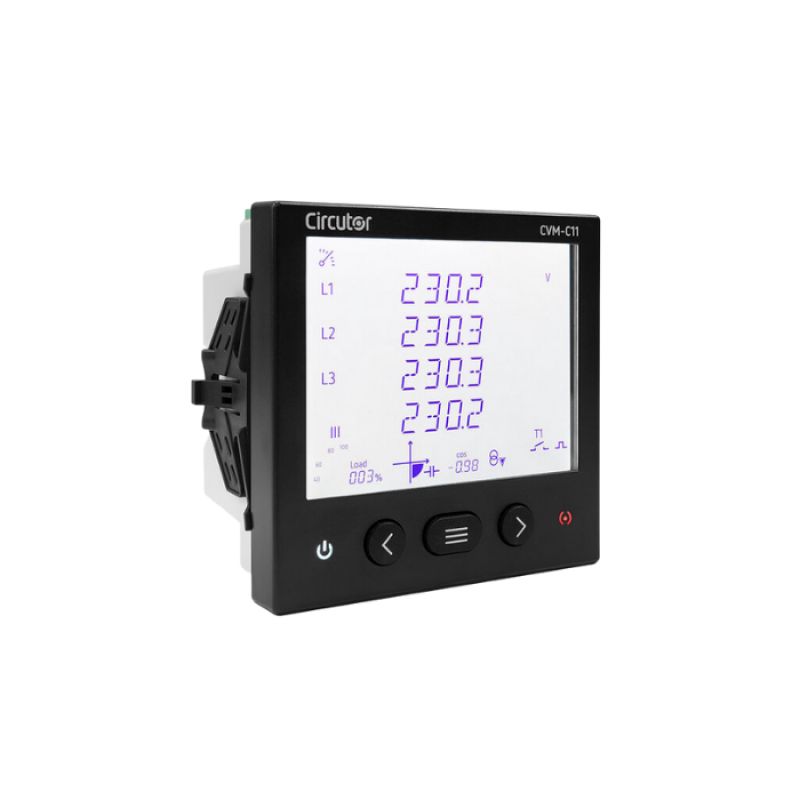 ANALIZADOR DE REDES PANEL 96X96MM CVM-C11-ITF-IN-485-ICT2 - M58541 - CIRCUTOR - Instrumentos de Medición Eléctrica