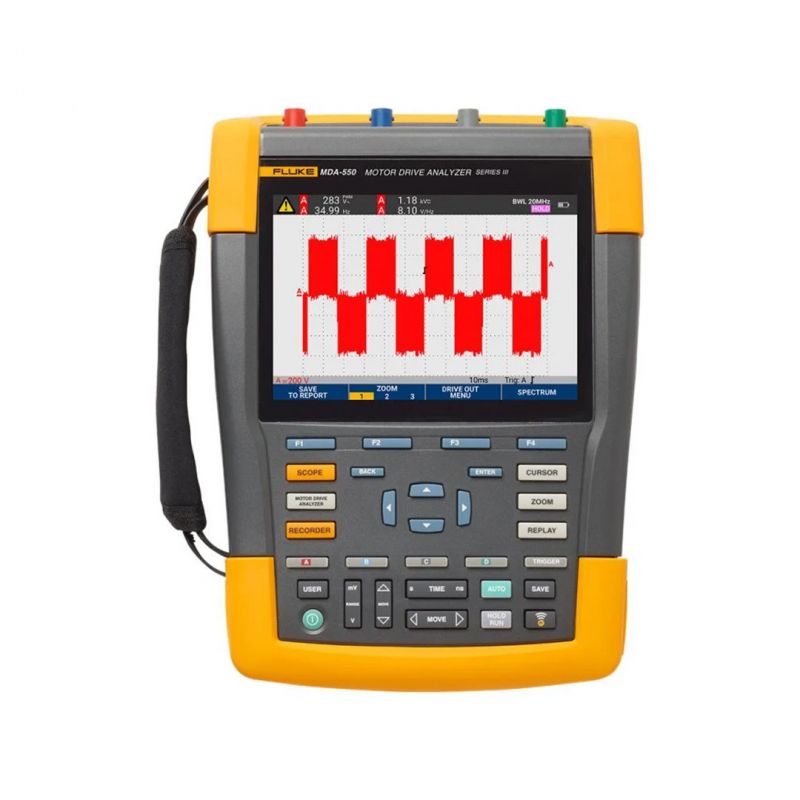 ANALIZADOR DE VARIADORES DE VELOCIDAD 500MHZ 4 CANALES - [MDA-550-III] - FLUKE