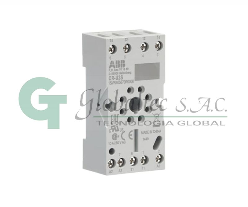 BASE LOGICA P/RELE 8PIN  CR-U2S  1SVR405670R0000- 1SVR405670R0000 - ABB