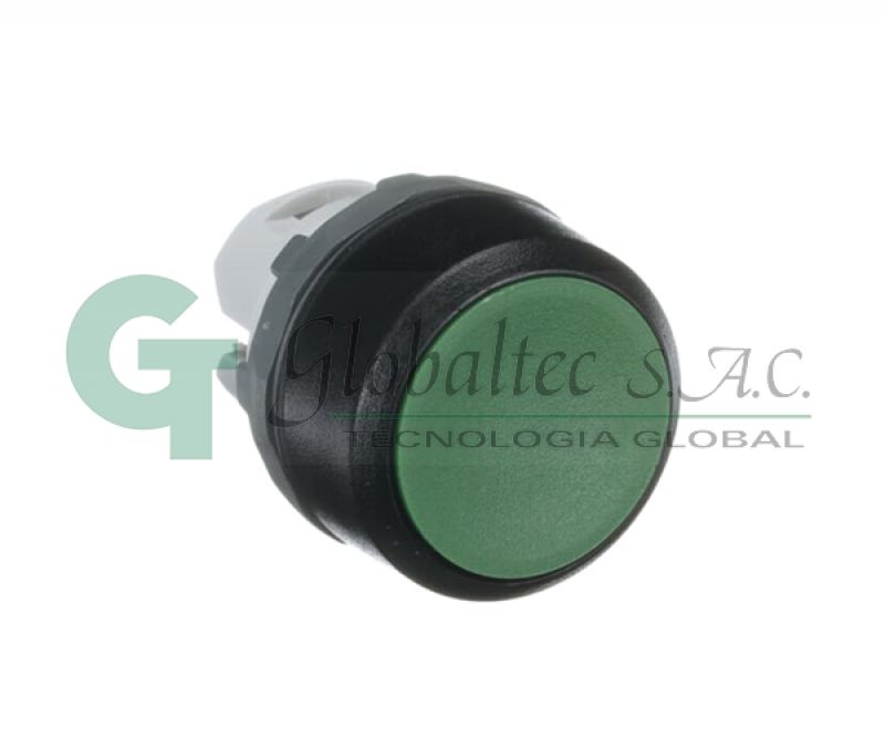 BOTON MODULAR PULSADOR RASANTE PLASTICO COLOR VERDE MP1-10G - [1SFA611100R1002] - ABB