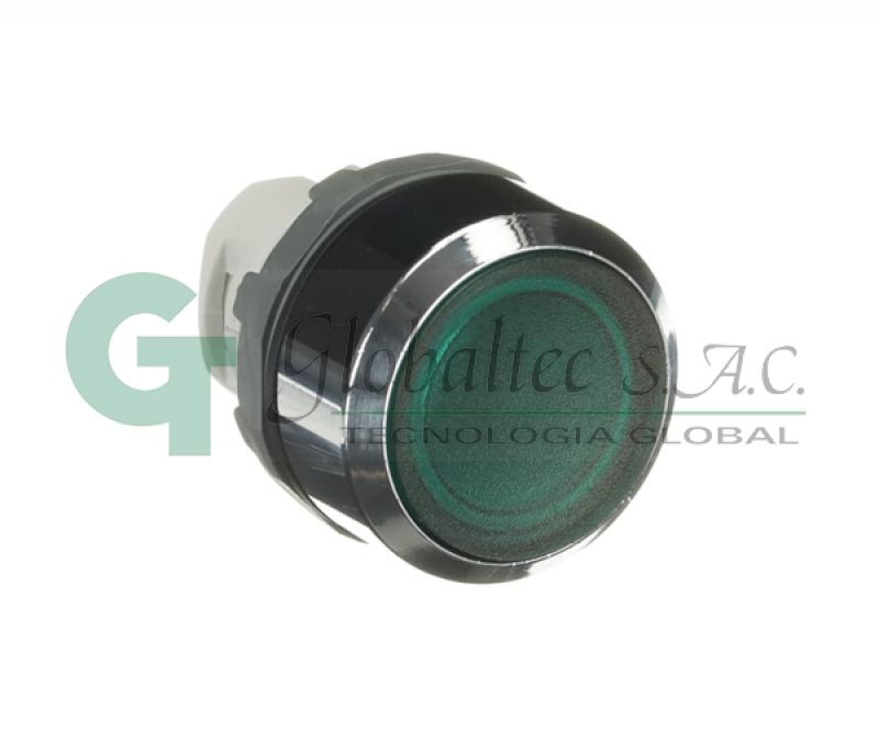 BOTON PULSADOR RASANTE COLOR VERDE PARA BLOCK LUMINOSO SIN CONTACTO MP1-31G -[1SFA611100R3102]- ABB