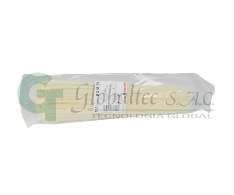 CINTILLO AMARRACABLE BLANCO 360X4.8MM X1UND - [031829] - LEGRAND