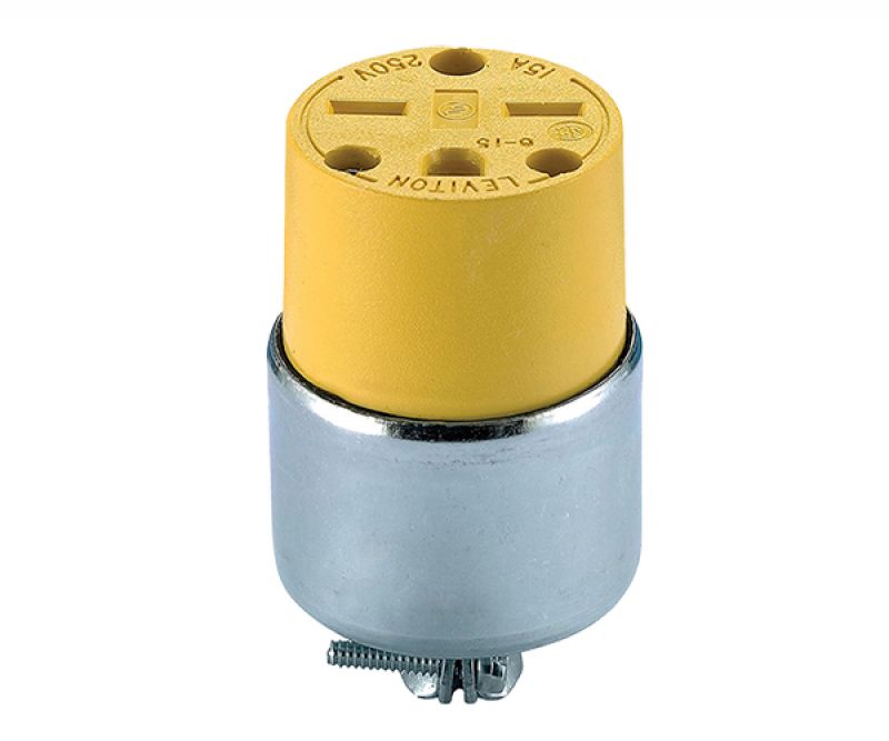 CONECTOR AEREO BLINDADO 2X15A+LT 250V 