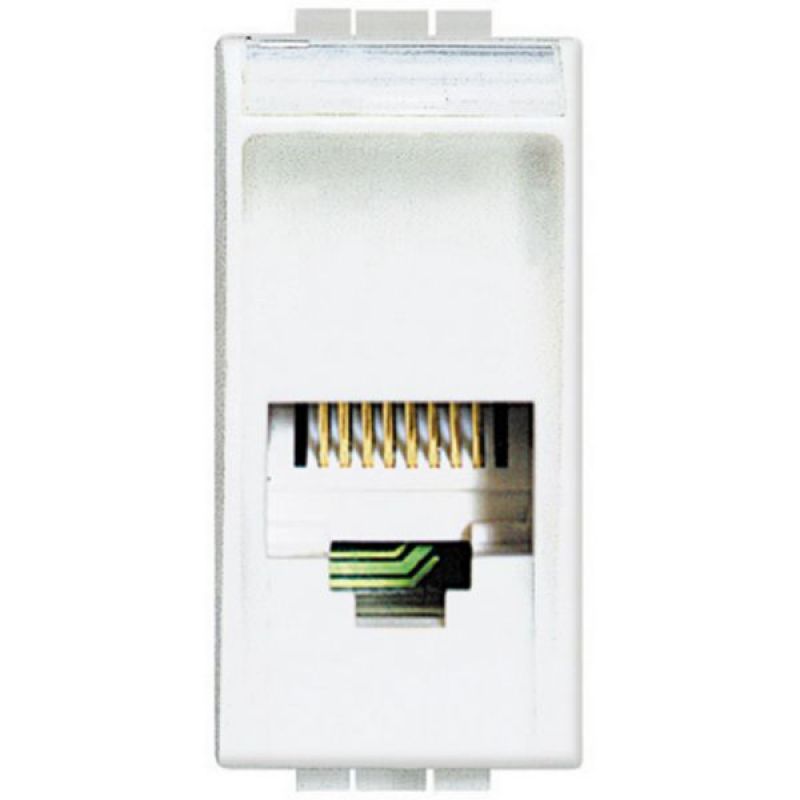 Conector Telefonico RJ11(4/6) 2pares 1MOD N4258/11N LIGHT - TICINO