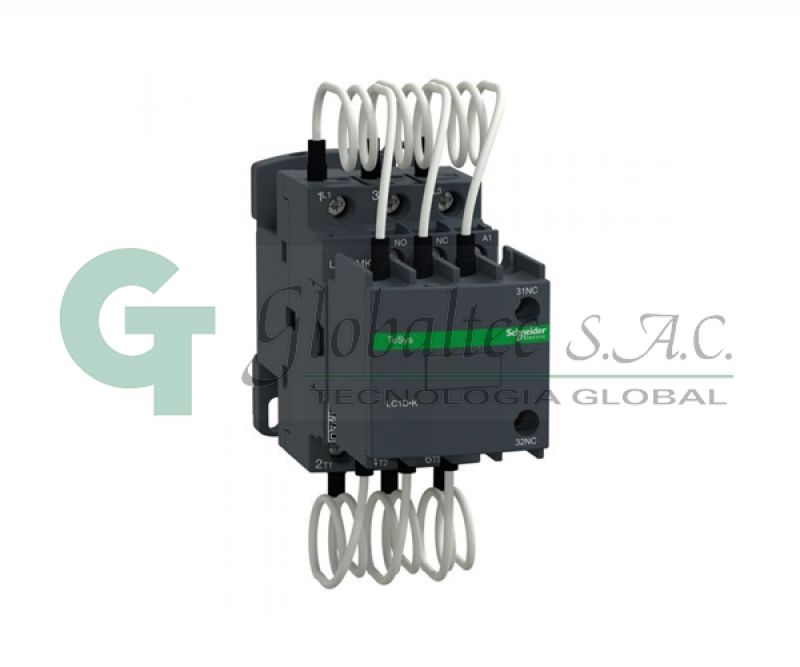 CONTACTOR PARA CONDENSADOR 14/27KVAR 220/440V - LC1DMKM7 - SCHNEIDER