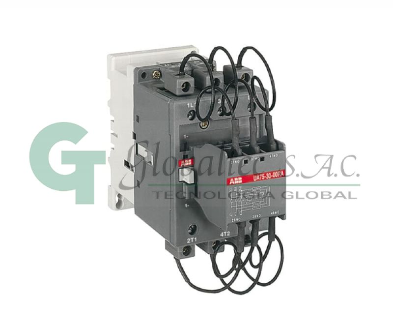 CONTACTOR PARA CONDENSADOR 50/25KVAR 440/230V BOB:220V UA503000RA- 1SBL351024R7500 - ABB