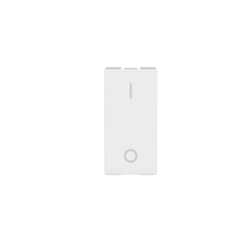 DADO INTERRUPTOR BIPOLAR 16A 250V SIN PLACA  BLANCO ORIGEN - N0101.2 BL - 2CLA010120N1102 - ABB