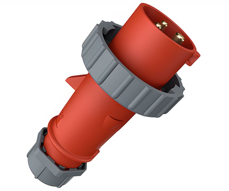 Enchufe Industrial 2X16A+T 415VAC Rojo IP67 - MENNEKES - Equipos de Automatización