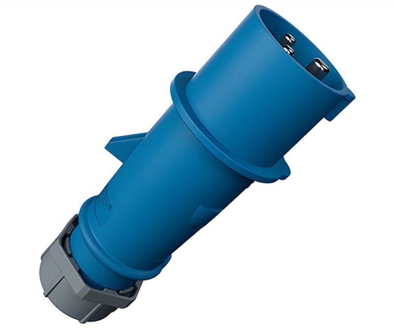 Enchufe Industrial 2X32A+T 250V IP44 6H Azul ART. 260 - MENNEKES - Equipos de Automatización