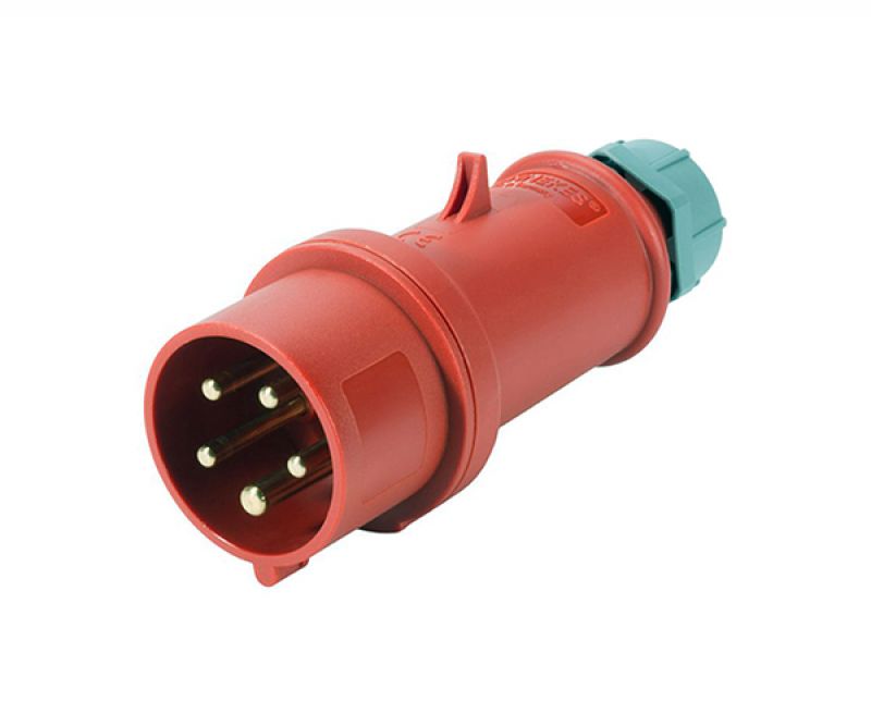 Enchufe Industrial 3X16A+N+T 415V IP44 6H Rojo MOD. 3 - MENNEKES - Equipos de Automatización