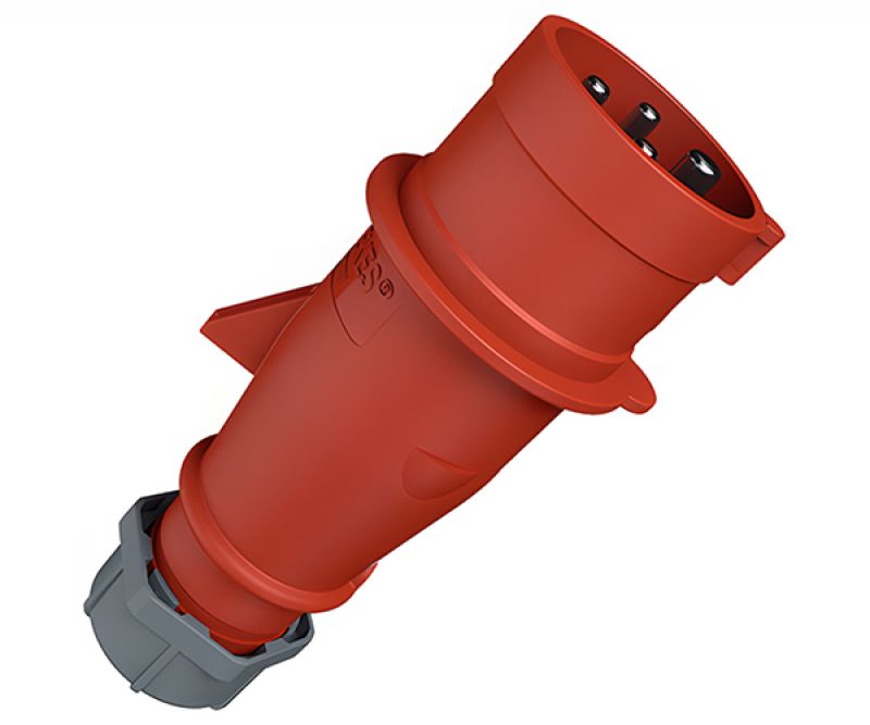 Enchufe Industrial 3X16A+T 415V IP44 6H Rojo 252 - MENNEKES - Equipos de Automatización