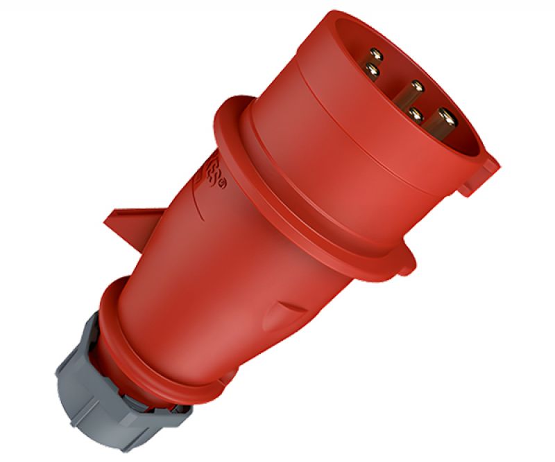 Enchufe Industrial 3X32A+N+T 415V IP44 6H Rojo 4 - MENNEKES - Equipos de Automatización