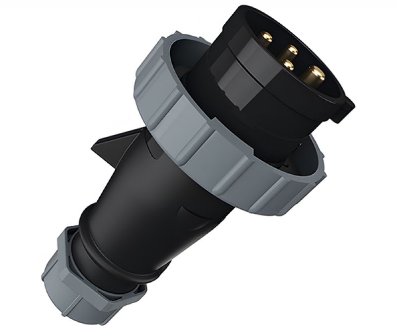 Enchufe Industrial 3X32A+T 500V IP67 Negro 7H 295 - MENNEKES - Equipos de Automatización