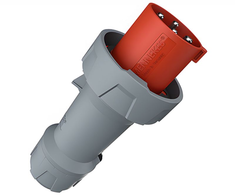 Enchufe Industrial 3X63A+T 415V IP67 6H Rojo ART. 3308 - MENNEKES - Equipos de Automatización