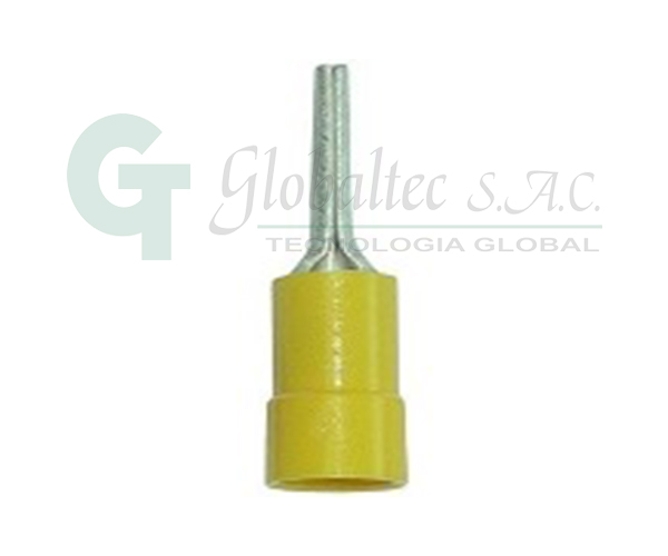 Terminal punta redonda amarillo 10AWG6mm2 10mm AP-6 - SOFAMEL