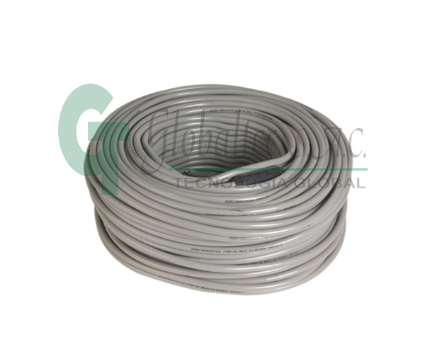 Cable TTRF-70 NLT (Vulcanizado) gris 3x14AWG 0.3/0.5KV - [262-A3-14-] - INDECO