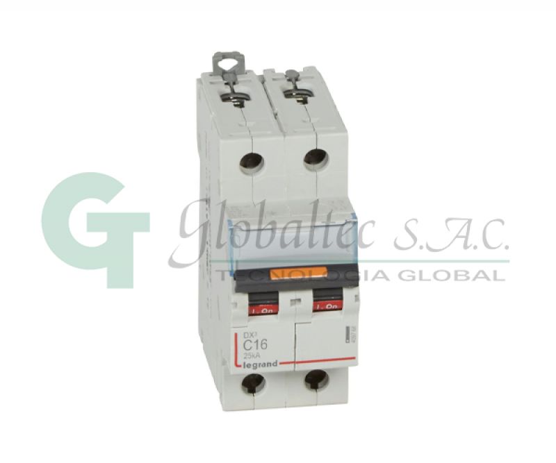 INT. TERMOMAG. PARA RIEL DIN DX3-25KA C16 2X16A - 409768 - LEGRAND