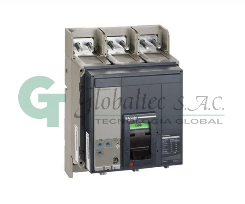 INTERRUPTOR AUTOM.3X400-1000A UNID.DISPARO ELECTRONICA 50KA/220V NS1000N - ZP0NS10N3M20FIEM7 - SCHNEIDER