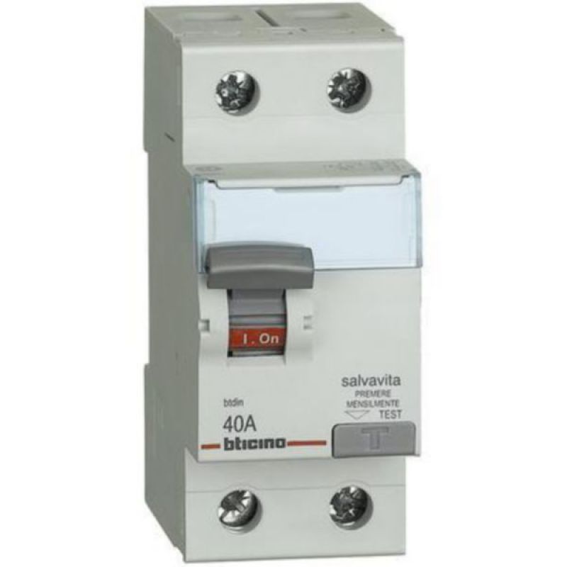 Interruptor Diferencial 2x40A 30mA SALVAVITA G7230AC40  - TICINO