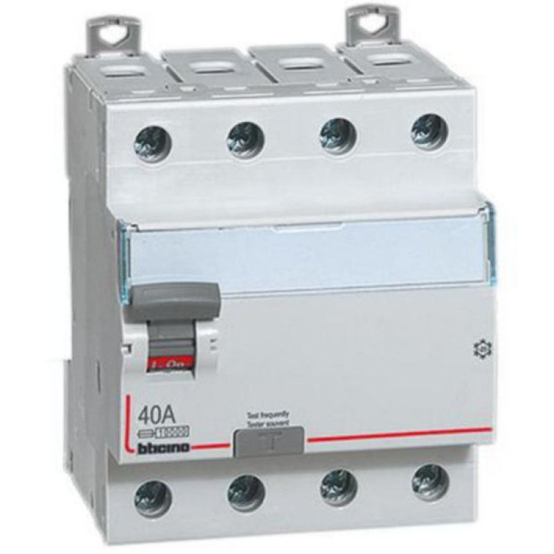Interruptor Diferencial 4x40A 30mA SALVAVITA 230V G7430AC40 - TICINO