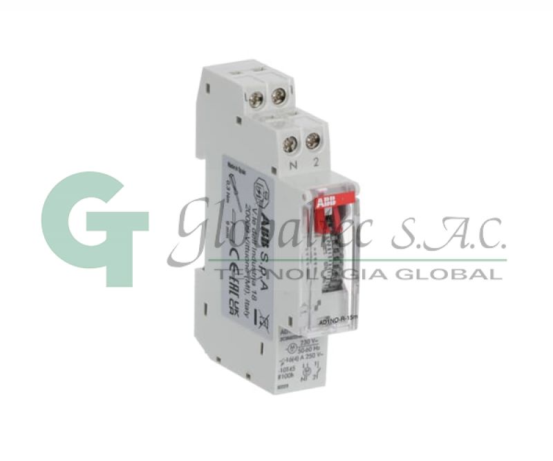 INTERRUPTOR HORARIO ANALOGO DIARIO AD1NO-R-15M 100H 220V- [2CSM222461R1000] - ABB