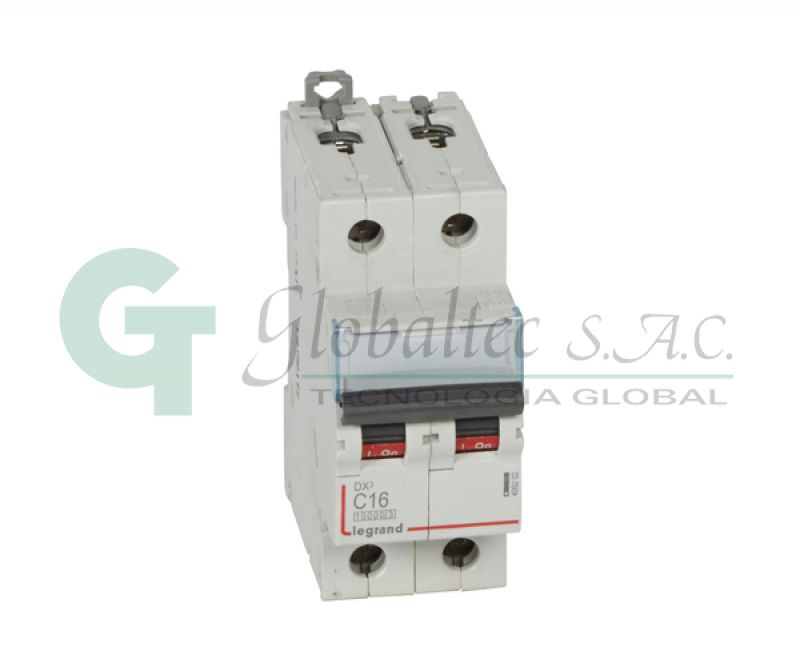 INTERRUPTOR TERMOMAG.DIN DX3 C16 2X16A 10KA - 409202 - LEGRAND