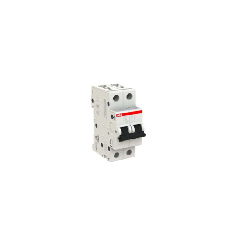 INTERRUPTOR TERMOMAGNETICO 2X25A 20KA/230V 10KA/380V S202-C25 RIEL- [2CDS252001R0254] - ABB