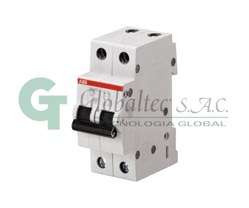 INTERRUPTOR TERMOMAGNETICO 2X4A 10KA/230VAC SH202-C4- 2CDS212001R0044 - ABB