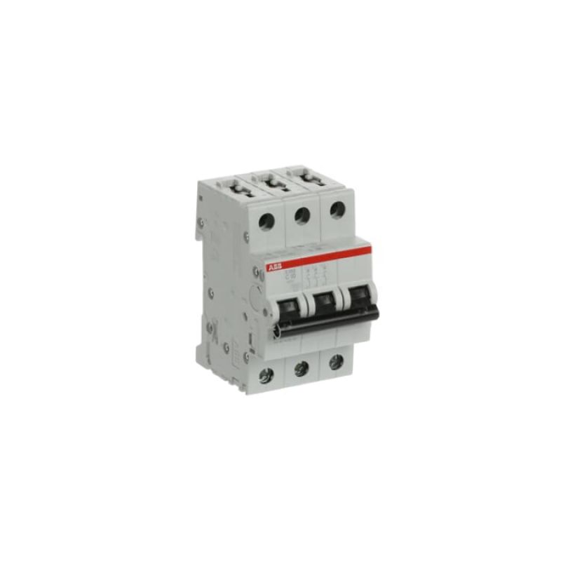 INTERRUPTOR TERMOMAGNETICO 3X10A 20KA 220V S203C10 RIEL- [2CDS253001R0104] - ABB