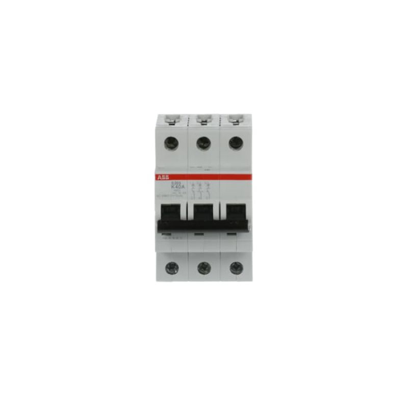 INTERRUPTOR TERMOMAGNETICO 3X40A 20KA/220V 10KA/440V CURVA K S203-K40 - 2CDS253001R0557 - ABB - Equipos de Automatización