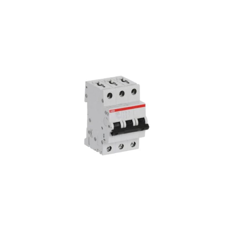 INTERRUPTOR TERMOMAGNETICO 3X63A 20KA/220V 10KA/380V S203-C63 RIEL- [2CDS253001R0634] - ABB