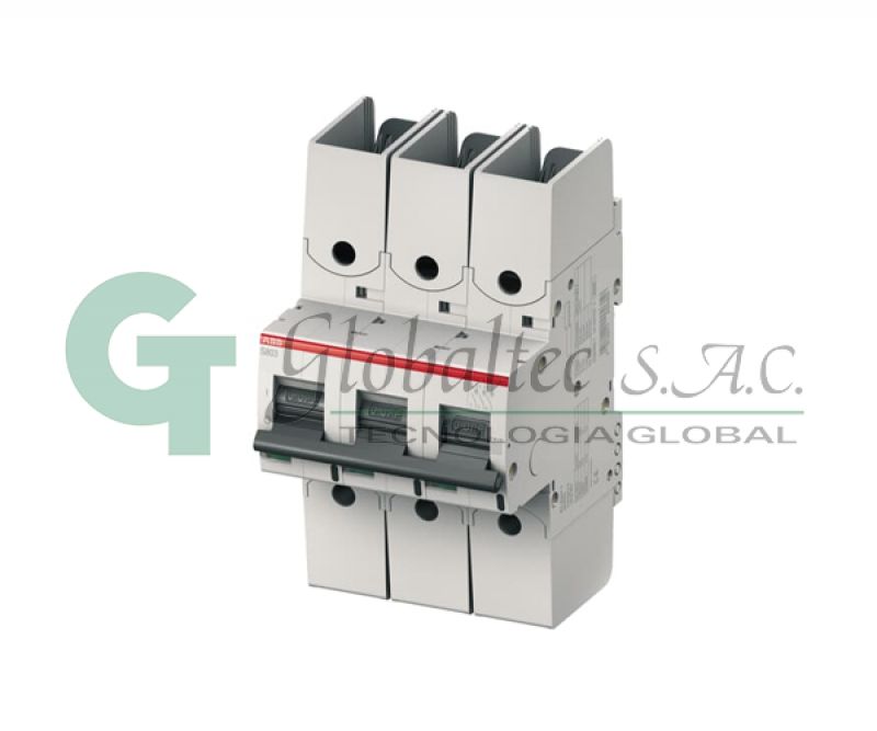 INTERRUPTOR TERMOMAGNETICO 3X6A CURVA K 4KA/230V S803HV-K6 -2CCF019033R0001- ABB