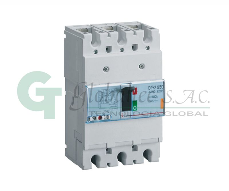 INTERRUPTOR TERMOMAGNETICO DPX3 250 3X200A-250A 36KA/400VAC - 420239 - LEGRAND