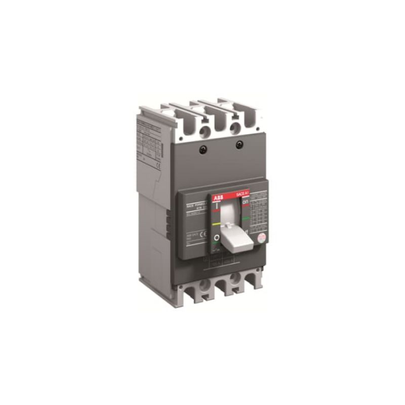 INTERRUPTOR TERMOMAGNETICO FIJO 3X100A 25KA 220V A1B125TMF1001000 1SDA066707R1 - ABB