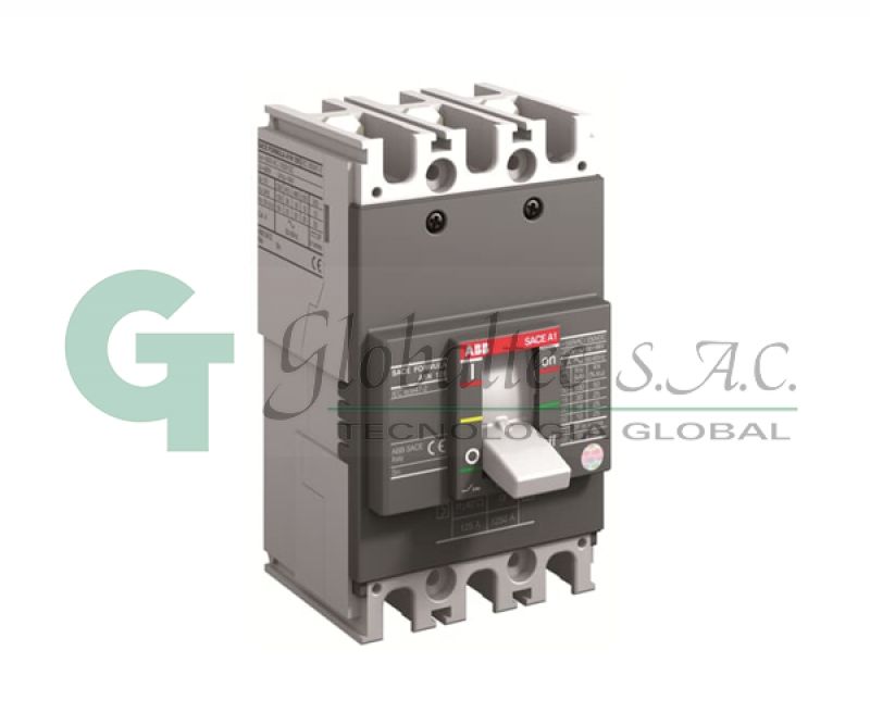 INTERRUPTOR TERMOMAGNETICO FIJO 3X16A 25KA/220V A1B125TMF16400 1SDA068747R1 - ABB