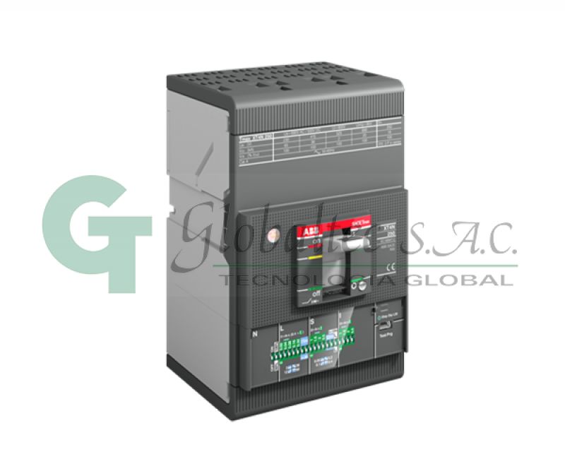 INTERRUPTOR TERMOMAGNETICO REG:3X100-250A 150KA/220V 120KA/415V XT4L 250 EKIP LS/I- 1SDA068555R1 - ABB