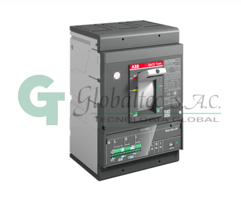 INTERRUPTOR TERMOMAGNETICO REG:3X252-630A 85KA/230V 50KA/380V XT5S 630 EKIP DIP LS/I - 1SDA100425R1 - ABB