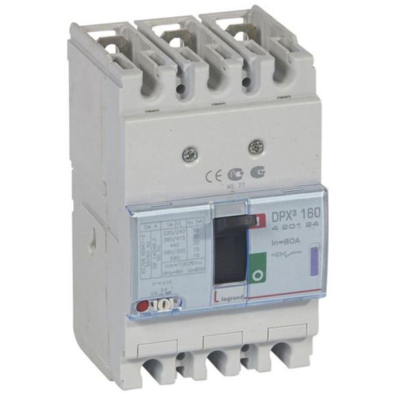 INTTERMDPX3 160 3P, REGDE 64A A 80A 50KA/400V 420124- 420124 - LEGRAND