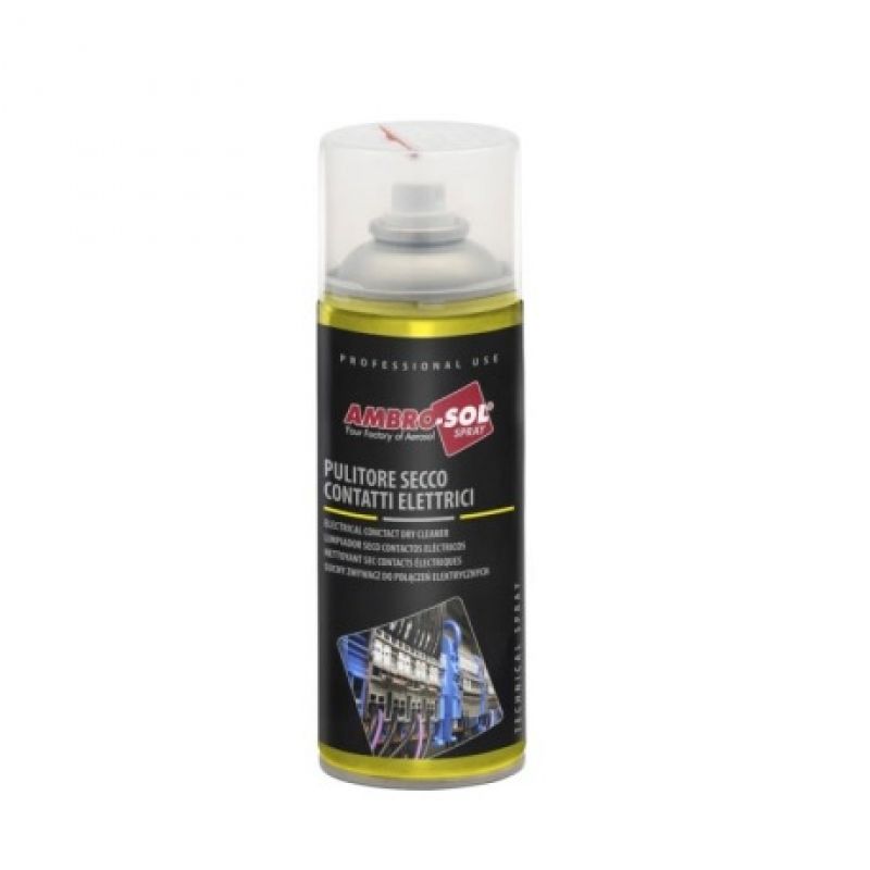 LIMPIADOR DE CONTACTOS ELECTRICOS Y ELECTRONICOS SECO 400ML - M200 - AMBROSOL - Lubricantes y Productos Químicos