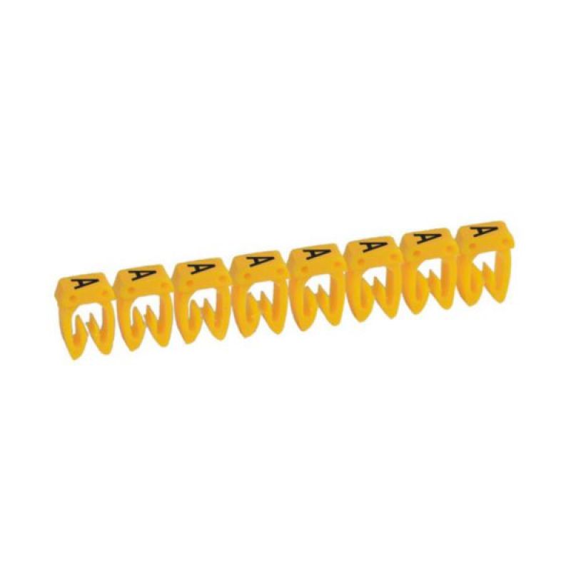 MARCADOR CAB 3 P/BORNE O CAB-0,15-0,5MM2 LETRA A X1UND 038110- 038110 - LEGRAND